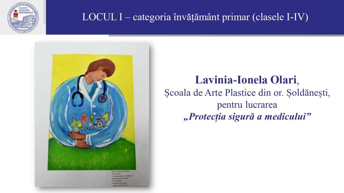 concursul de desene „Medicul – prin ochii unui copil”